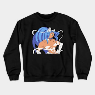 Felicia The Ferocious Fighting Feline Crewneck Sweatshirt